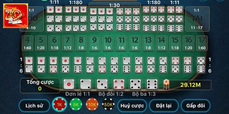 Tài Xỉu Online Zowin - Cách Đặt Kèo Dễ Thắng Cho Tân Binh 